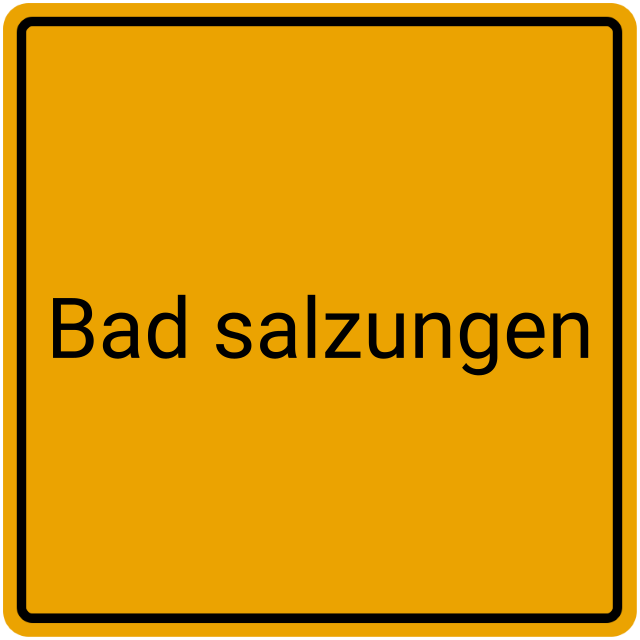 Meldebestätigung Bad Salzungen